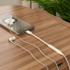 Адаптер Hoco LS30 AUX USB C to Jack 3.5mm White (6931474739346)