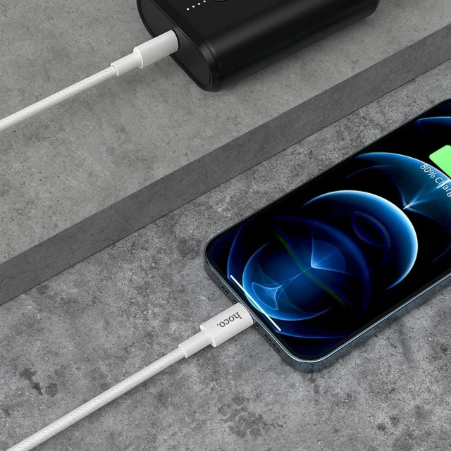 Кабель Hoco X56 USB C to Lightning White (6931474740892)