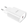 Сетевое зарядное устройство Hoco N14 USB-C PD 20W White (6931474745026)