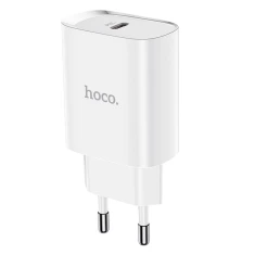 Мережевий зарядний пристрій Hoco N14 USB-C PD 20W White (6931474745026)