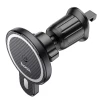 Автотримач Hoco CA85 бездротова зарядка 15W на дефлектор Black (6931474745484)