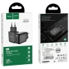 Мережевий зарядний пристрій Hoco N2 USB A 2A 10W Black (6931474746092)