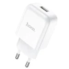 Мережевий зарядний пристрій Hoco N2 USB A 2A 10W White (6931474746108)