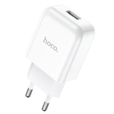 Мережевий зарядний пристрій Hoco N2 USB A 2A 10W White (6931474746108)