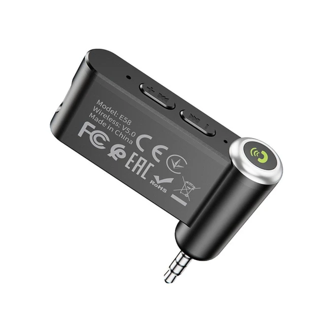 Приймач AUX Hoco Bluetooth Jack 3.5 mm E58 Black (6931474748768)