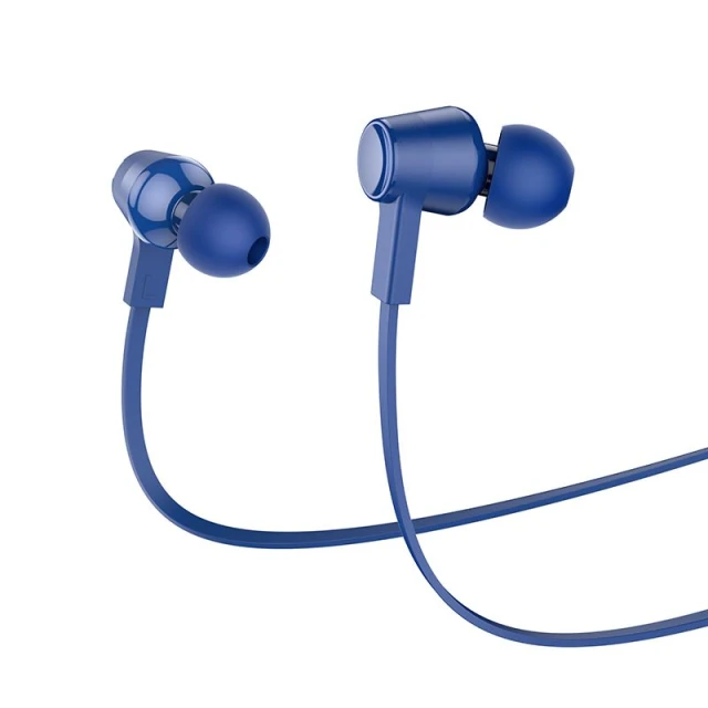 Наушники Hoco M86 Jack 3.5 mm Blue (6931474751645)