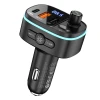 Трансмиттер автомобильный Hoco E62 Bluetooth 2 x USB A + USB C QC3.0 PD 20W Black (6931474756299)