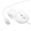 Мышь проводная Hoco USB A 1600 dpi GM13 White (6931474757852)
