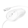Мышь проводная Hoco USB A 1600 dpi GM13 White (6931474757852)