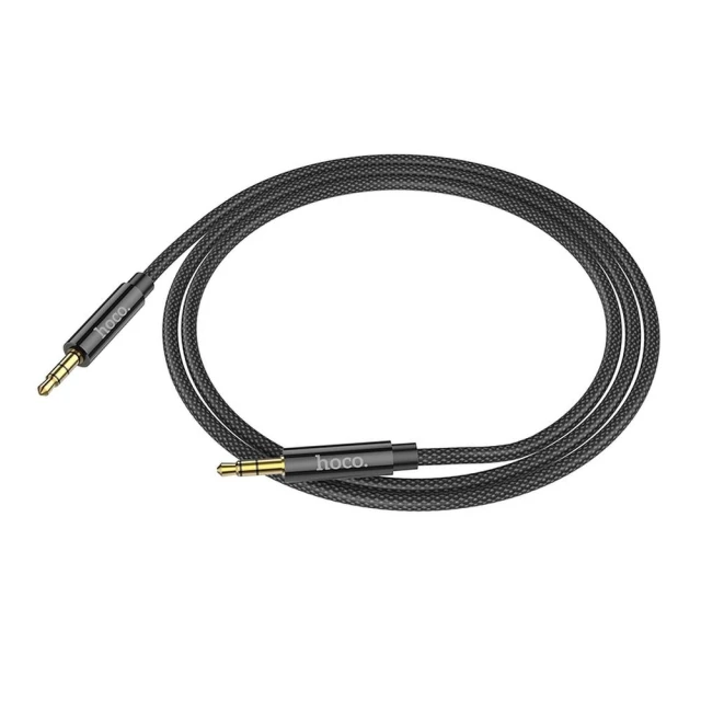 Кабель Hoco UPA19 AUX 3.5mm to 3.5mm 1m Black (6931474759863)