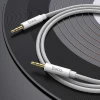 Кабель AUX Hoco UPA19 Jack 3,5 мм на Jack 3,5 мм 1 м Silver (6931474759870)