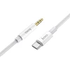 Кабель AUX Jack 3.5 mm to USB-C Hoco UPA19 1 м Silver (6931474759955)