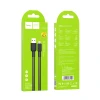Кабель Hoco X69 USB A to Micro USB 2.4A 1 m Black White (6931474760227)