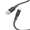Кабель Hoco X69 USB A to Micro USB 2.4A 1 m Black White (6931474760227)