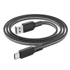 Кабель Hoco X69 USB A до USB C 3A 1 м Black White (6931474760241)