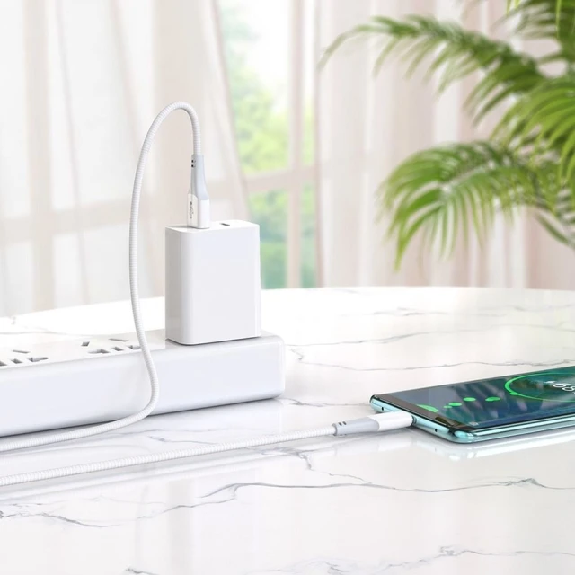 Кабель Hoco X70 USB A до USB C 3A 1 м White (6931474760487)