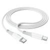 Кабель Hoco X70 USB C до USB C PD 3A 60W 1 м White (6931474760517)