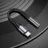 Адаптер Hoco LS33 USB-C to 3.5mm AUX Grey (6931474761163)