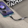 Адаптер Hoco LS33 USB-C to 3.5mm AUX Grey (6931474761163)
