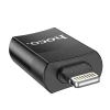 Адаптер Hoco UA17 OTG USB A to Lightning Black (6931474761989)