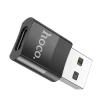 Адаптер Hoco UA17 OTG USB A to USB C Black (6931474762009)