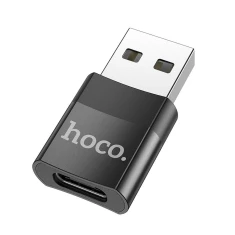 Адаптер Hoco UA17 OTG USB A to USB C Black (6931474762009)