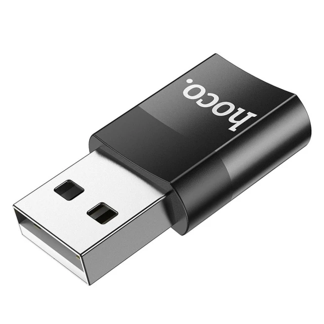 Адаптер Hoco UA17 OTG USB A to USB C Black (6931474762009)