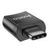 Адаптер Hoco UA17 OTG USB C to USB A Black (6931474762016)