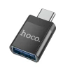 Адаптер Hoco UA17 OTG USB C to USB A Black (6931474762016)