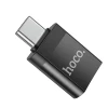 Адаптер Hoco UA17 OTG USB C to USB A Black (6931474762016)