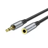 Кабель AUX Hoco UPA20 Jack 3.5 mm 2 м Black (6931474762160)