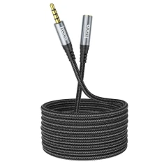 Кабель AUX Hoco UPA20 Jack 3.5 mm 2 м Black (6931474762160)