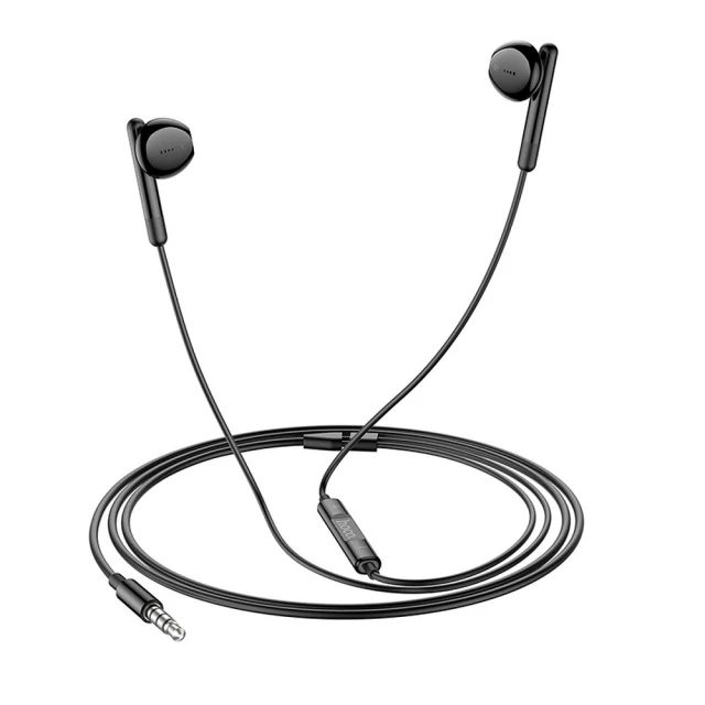 Наушники Hoco M93 проводные вакуумные Jack 3.5 mm Black (6931474765222)
