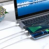 Кабель Hoco X74 3в1 USB A до Lightning/Micro USB/USB C 2A 1 м White (6931474767370)