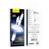 Кабель Hoco X74 3в1 USB A до Lightning/Micro USB/USB C 2A 1 м White (6931474767370)