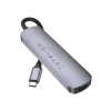 Адаптер HUB 5в1 Hoco HB27 (HDTV+USB 3.0+USB 2.0 x2+PD) USB-C Grey (6931474769329)