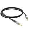 Кабель Hoco UPA22 AUX Jack 3.5 mm — Jack 3.5 mm 1 м Black (6931474769459)