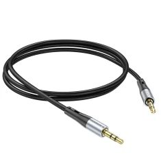 Кабель Hoco UPA22 AUX Jack 3.5 mm — Jack 3.5 mm 1 м Black (6931474769459)