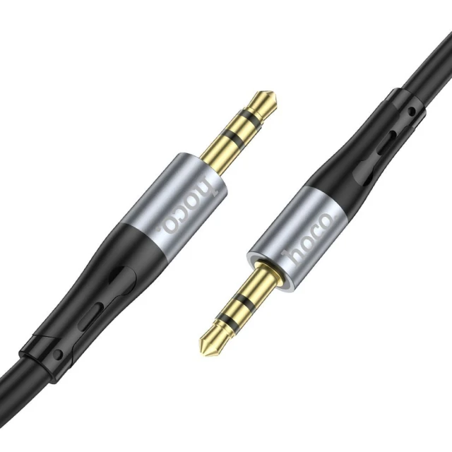 Кабель Hoco UPA22 AUX Jack 3.5 mm — Jack 3.5 mm 1 м Black (6931474769459)