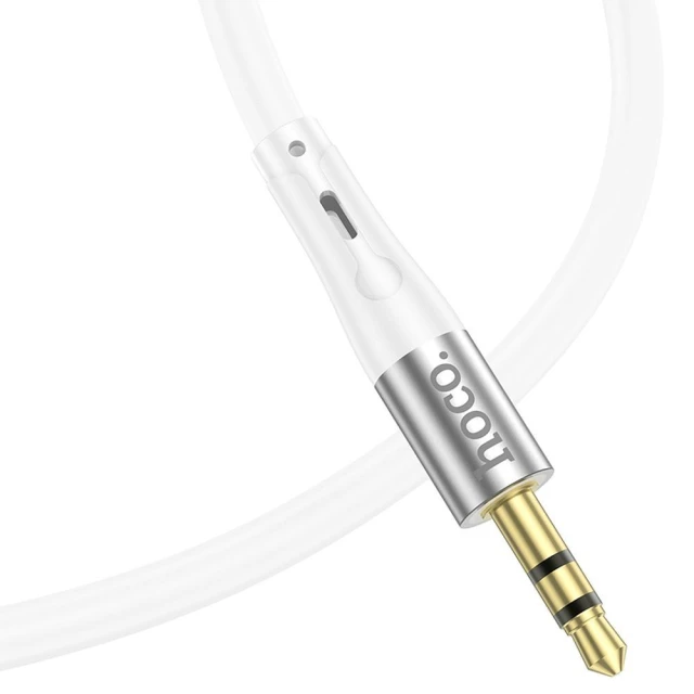 Кабель Hoco UPA22 AUX Jack 3.5 mm to Lightning 1 m White (6931474769480)