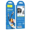 Кабель AUX Jack 3.5 мм до USB C Hoco 1 м UPA22 Black (6931474769497)