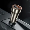 Автомобільний зарядний пристрій Hoco Z46A USB A + USB C QC3.0 PD 20W Grey (6931474770332)