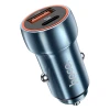 Автомобільний зарядний пристрій Hoco Z46A USB A + USB C QC3.0 PD 20W Blue (6931474770349)