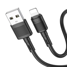 Кабель Hoco X83 USB A to Lightning Black (6931474770868)