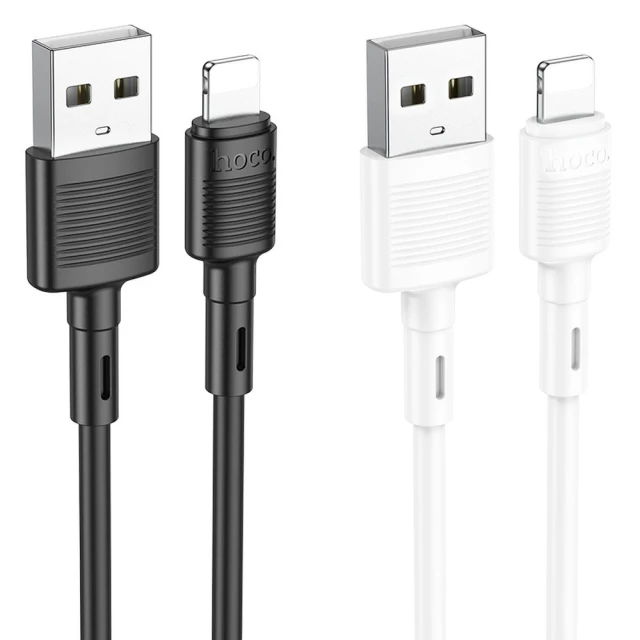 Кабель Hoco X83 USB A to Lightning White (6931474770875)