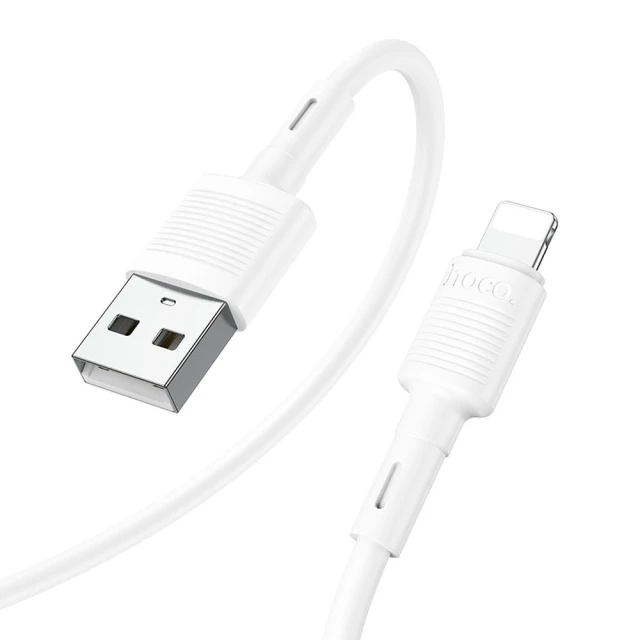 Кабель Hoco X83 USB A to Lightning White (6931474770875)