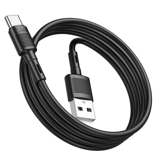 Кабель Hoco X83 USB A до USB C 3A 1 м Black (6931474770905)