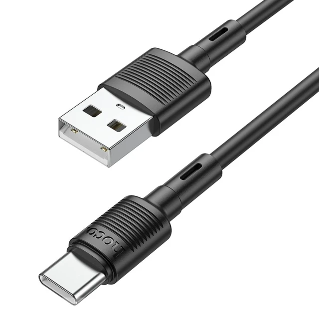Кабель Hoco X83 USB A до USB C 3A 1 м Black (6931474770905)