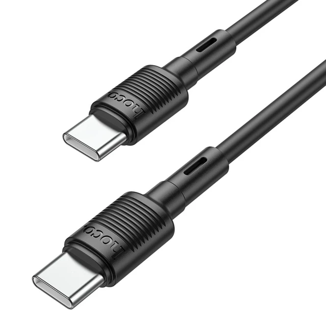 Кабель Hoco X83 USB C до USB C PD 3A 60W 1 м Black (6931474770929)