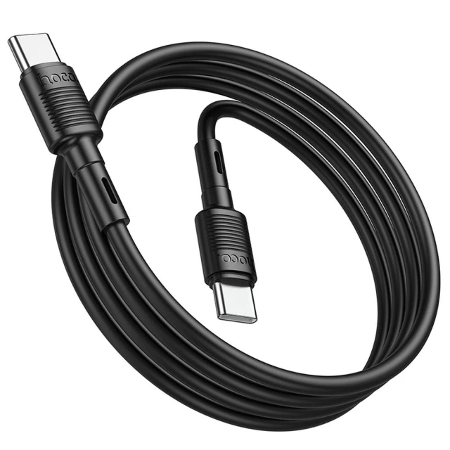 Кабель Hoco X83 USB C до USB C PD 3A 60W 1 м Black (6931474770929)